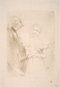 カボチンのブランドとラロワール 作： Henri de Toulouse Lautrec