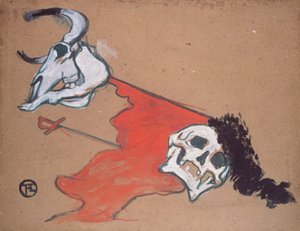 闘牛 作： Henri de Toulouse Lautrec