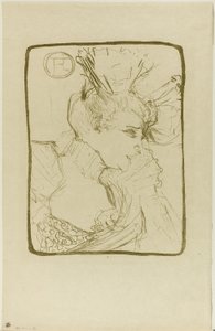 マドモアゼル・マルセル・レンダーの胸像 作： Henri de Toulouse Lautrec