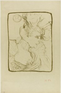 マドモアゼル・マルセル・レンダーの胸像 作： Henri de Toulouse Lautrec