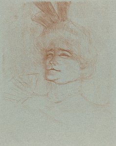 ムレの胸像。 マルセル・レンダー、スリー・クォーターズ・ミレになった。 Marcelle Lender a bust..., 1898. 作： Henri de Toulouse Lautrec