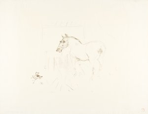 カルメスのリトルポニー 作： Henri de Toulouse Lautrec
