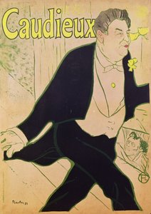 Caudieux（ポスター 作： Henri de Toulouse Lautrec