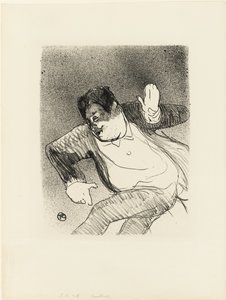 プチ・カジノでのコーデュー（「ル・カフェ・コンサート」より 作： Henri de Toulouse Lautrec