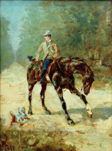 ホースマンM.デュパッセージ 作： Henri de Toulouse Lautrec