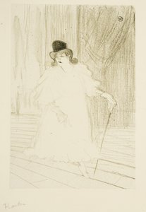 セシーロフタス、1895 作： Henri de Toulouse Lautrec