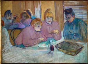食堂のこれらの女性 作： Henri de Toulouse Lautrec