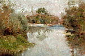 セレイラン。川沿いに 作： Henri de Toulouse Lautrec