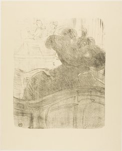 13のリトグラフよりクレオ・ド・メロード 作： Henri de Toulouse Lautrec