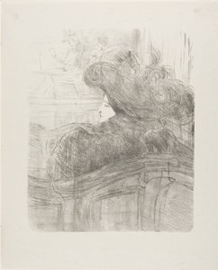 Cléo de Mérode、13 のリトグラフより 作： Henri de Toulouse Lautrec