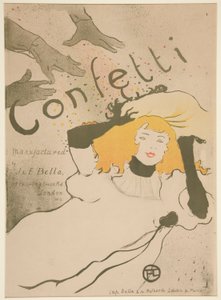 紙吹雪 作： Henri de Toulouse Lautrec