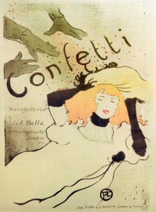 紙吹雪 作： Henri de Toulouse Lautrec