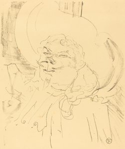 コクラン・ザ・エルダー (Coquelin aine) 作： Henri de Toulouse Lautrec