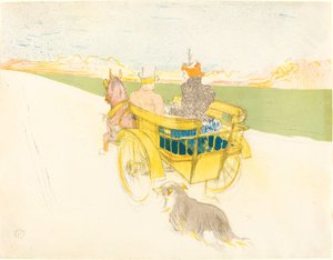 田舎の外出 田舎の外出、1897年。 作： Henri de Toulouse Lautrec
