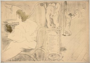 オリジナルプリントカバー 作： Henri de Toulouse Lautrec