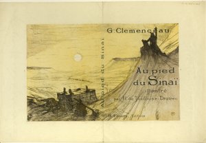 シナイのふもとの表紙 作： Henri de Toulouse Lautrec