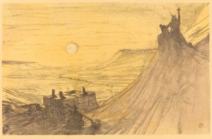 『シナイのふもと』の表紙、1898年。 作： Henri de Toulouse Lautrec