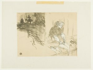 Les Courtes Joys のカバー 作： Henri de Toulouse Lautrec