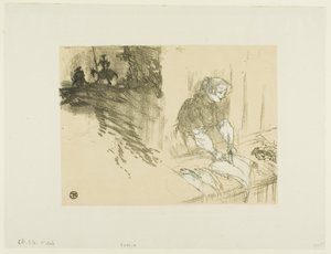Les Courtes Joys のカバー 作： Henri de Toulouse Lautrec
