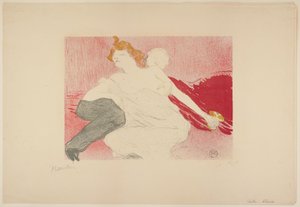 放蕩 作： Henri de Toulouse Lautrec