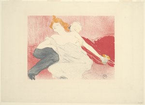 Debauchery (2 番目のプレート) 作： Henri de Toulouse Lautrec