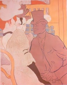 ムーランルージュのイギリス人 作： Henri de Toulouse Lautrec