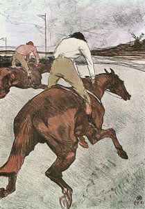 ザ・ジョッキー 作： Henri de Toulouse Lautrec