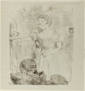 Di ti Fellow、カフェコンサートのイギリス人歌手 作： Henri de Toulouse Lautrec