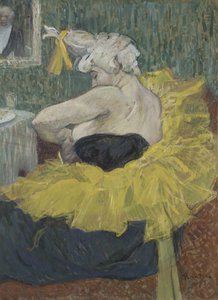 Die Clownesse Cha-U-Kao、1895 作： Henri de Toulouse Lautrec