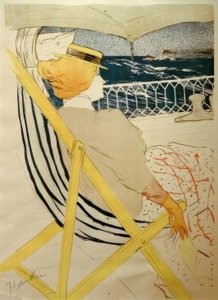 キャビン54からの旅行者 作： Henri de Toulouse Lautrec