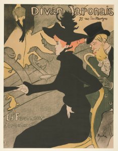 日本のソファ 作： Henri de Toulouse Lautrec