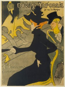 日本のソファ 作： Henri de Toulouse-Lautrec