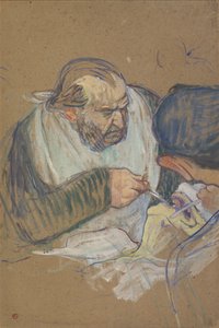 PéanOperating博士、1891-92 作： Henri de Toulouse Lautrec