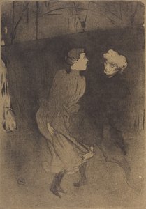 フォリー・ベルジェールでのリハーサル 作： Henri de Toulouse Lautrec