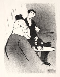 大使へのドゥカーレ 作： Henri de Toulouse Lautrec