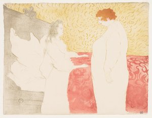 エルズ：ベッドの中の女 作： Henri de Toulouse Lautrec