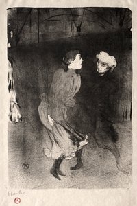 エミリエンヌダレコンとフォリーズベルジェールのマリキータ、1893年。