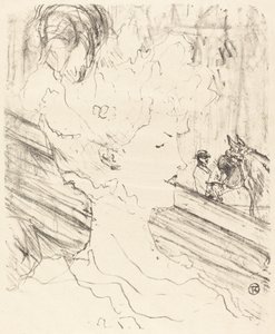 エミリエンヌ・ダランソン 作： Henri de Toulouse Lautrec