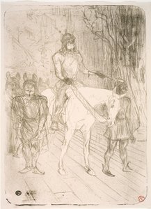 Chilpéric の Brasseur への入り口 作： Henri de Toulouse Lautrec