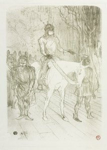 チルペリックでのブラッスール入場 作： Henri de Toulouse Lautrec