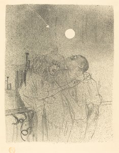 流れ星 作： Henri de Toulouse Lautrec