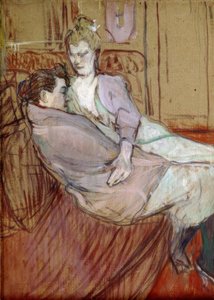 ふたりのための勉強 作： Henri de Toulouse Lautrec