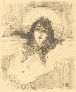 エヴァ・ラヴァリエール 作： Henri de Toulouse Lautrec
