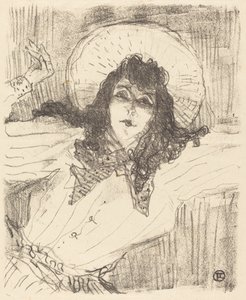 エヴァ・ラバリエール、1896年。 作： Henri de Toulouse Lautrec