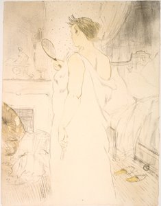 アイスクリームウーマン、ハンドアイスクリーム 作： Henri de Toulouse Lautrec