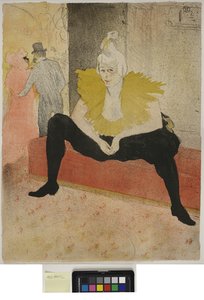 トレイの女、朝食、マダム バロン、マドモアゼル ポポ 作： Henri de Toulouse Lautrec