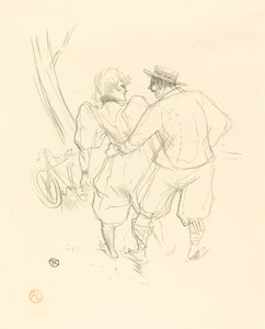 フローラル、1895年。 作： Henri de Toulouse Lautrec