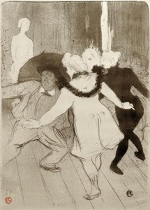 フォリーベルジェール、ムッシュプルドームの謙虚さ 作： Henri de Toulouse Lautrec