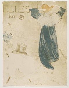女性用口絵 作： Henri de Toulouse Lautrec