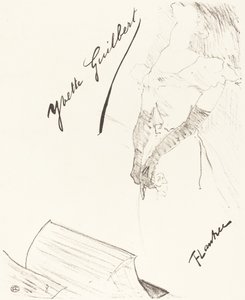 口絵、1898 年。 作： Henri de Toulouse Lautrec